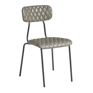 KARA Side Chair – Diamond Stitched